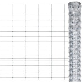 vidaXL Συρματόπλεγμα Περίφραξης Ασημί 50 x 1,6μ. Γαλβανισμένος Χάλυβας