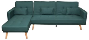 Καναπές Κρεβάτι Γωνιακός ArteLibre LANITA Κυπαρισσί 264x152x90cm