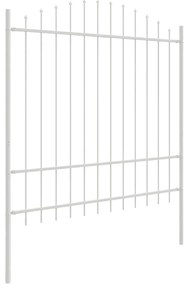 vidaXL Κήπος με Θόλο Λευκός 6,8x1,75 μ από Χάλυβα