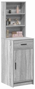 vidaXL Highboard Γκρίζο Σονομα 40 x 40,5 x 135 εκ. Επεξεργασμένο ξύλο