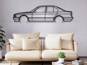 Σετ των 2 Intra απο ξύλο plywood Χρώμα wenge 3mm-4mm πάχος - E34 Τέχνη τοίχου με σιλουέτα αυτοκινήτου με Δίασταση 20x20 cm INTRAFABR-102906057