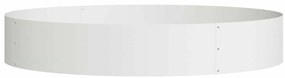 vidaXL Ζαρντινιέρες κήπου 5 pcs Λευκό 120 x 120 x 20 εκ. Ατσάλι