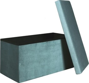 ΣΚΑΜΠΌ &amp; ΠΟΥΦ GIULIA VELVET FOLDABLE STORAGE BENCH HD6815