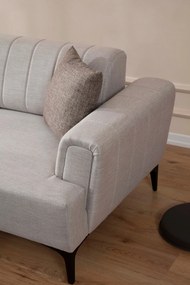 Corner Sofa-Bed Hamlet Left - Ecru Ecru