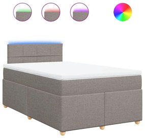 ΚΡΕΒΑΤΙ BOXSPRING ΜΕ ΣΤΡΩΜΑ TAUPE 120X200 ΕΚ. ΥΦΑΣΜΑΤΙΝΟ 3288951