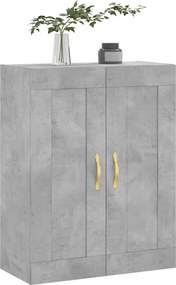 vidaXL Ντουλάπι Επιτοίχιο Γκρι Σκυροδεμ. 69,5x34x90 εκ. Επεξεργ. Ξύλο