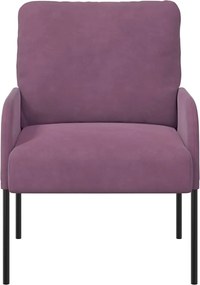 vidaXL Καναπέδες με μαξιλάρι 55cm Μοβ Κόντρα πλακέ