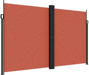 vidaXL Σκίαστρο Πλαϊνό Συρόμενο Τερακότα 200 x 1000 εκ.