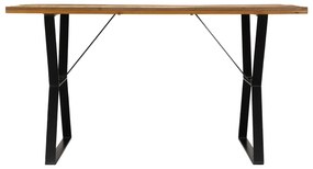 vidaXL Τραπεζαρία 140 x 80 x 76 εκ. από Μασίφ Ανακυκλωμένο Ξύλο