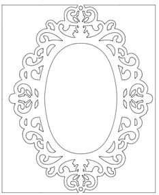 Intra απο ξύλο plywood 3mm-4mm πάχος - Καθρέφτης 04 Δίασταση 30x30 cm Intraeaxys-m1dlxd7k