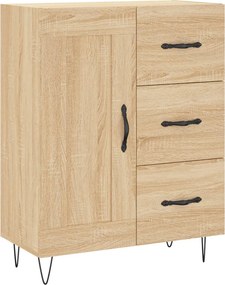 vidaXL Ντουλάπι Sonoma Δρυς 69,5 x 34 x 90 εκ. από Επεξεργασμένο Ξύλο