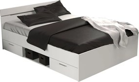 Κρεβάτι Ohio-Λευκό-140 x 200