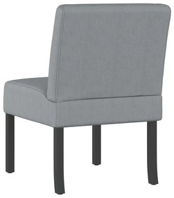 vidaXL Πολυθρόνα Ανοιχτό Γκρι Υφασμάτινη