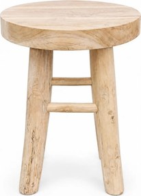 ΣΚΑΜΠΌ &amp; ΠΟΥΦ STOOL TEAK WOOD H42CM J11300300