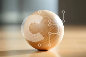 Intra Συλλεκτικό Ξύλινο Παζλ Plywood  4mm - Ξύλινο αυγό σε ξύλινο τραπέζι Σε Ξύλινο Κουτί - Διαστάσεις: 10x10 cm – 25 κομμάτια