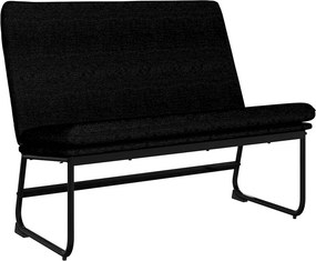 vidaXL Πάγκος Μαύρος 100x75x76 εκ. Υφασμάτινη