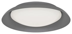 Φωτιστικό Οροφής - Πλαφονιέρα Britney 4307300 LED 23W 3000K 900Lm 43x8cm Dark Grey Viokef