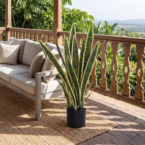 Τεχνητό φυτό Sansevieria μεγάλο 77 cm τεχνητό φυτό σε γλάστρα για σαλόνι, δώρο