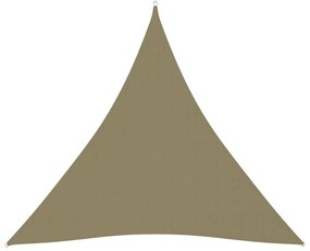 Πανί Σκίασης Τρίγωνο Μπεζ 3 x 3 x 3 μ. από Ύφασμα Oxford - Μπεζ