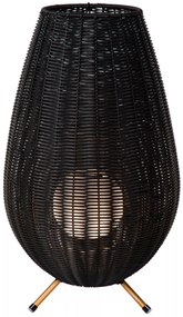 Φωτιστικό Επιτραπέζιο Lucide 03843-50-30 COLIN IP44 Μαύρο Ματ (Black Mat)|Χρυσό Χρώμα (Gold Coloured) 3000 K