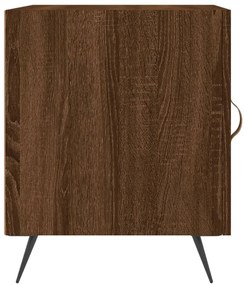 vidaXL Κομοδίνα 2 τεμ. Καφέ Δρυς 40 x 40 x 50 εκ. από Επεξεργ. Ξύλο
