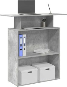 vidaXL Γραφείο υποδοχής 100x40x104 εκ. Επεξεργασμένο Ξύλο