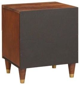 vidaXL Κομοδίνα με συρτάρι 2 pcs 40 x 33.5 x 46 εκ