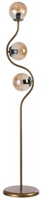 Φωτιστικό Δαπέδου 534LUN5458 Φ30x155cm 3xE27 40W Honey-Gold Opviq