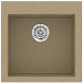 Sanitec Classic 339 Metallic Cream Ένθετος Νεροχύτης 50cm