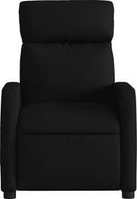 vidaXL Πολυθρόνα Ανακλινόμενη Μαύρη Υφασμάτινη