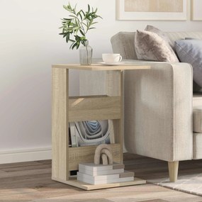 vidaXL Τραπεζάκι Πλευράς Δρύς Sonoma 40 x 35 x 60,5 εκ