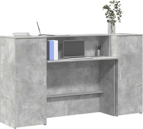 vidaXL Γραφείο υποδοχής 180x50x103,5 εκ. Επεξεργασμένο Ξύλο