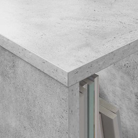 vidaXL Ράφι Περιοδικών Σκυρόδεμα Γκρι 35 x 30 x 45 εκ.
