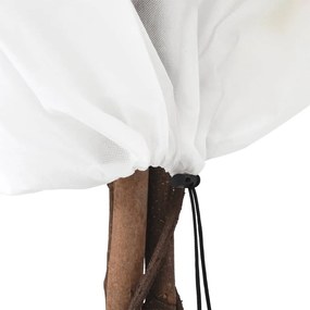 vidaXL Καλύμματα Φυτών Αντιπαγετικά με Κορδόνι 12τεμ. 70γρ/μ² 0,8x1 μ.