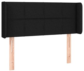 vidaXL Κεφαλάρι με Πτερύγια Μαύρο 83x16x78/88 εκ. Υφασμάτινο