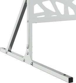 vidaXL Οθόνη Ιδιωτικότητας Γκρι 100 x 50 x 180 εκ. Ατσάλι