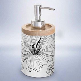 DISPENSER WhiteFlower 7,5x7,5x18,5cm - San Lorentzo