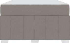 vidaXL Σκελετός Κρεβατιού Taupe 120 x 200 cm ύφασμα