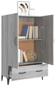 vidaXL Ντουλάπα Γκρι Sonoma 70 x 31 x 115 εκ. από Επεξεργασμένο Ξύλο