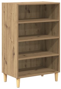 vidaXL Πλαϊνό γραφείο artisan δρυς 57 x 35 x 90 εκ Επεξεργασμένο ξύλο