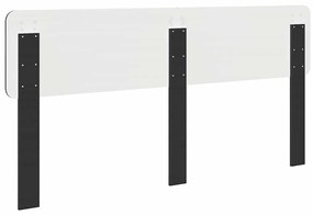 vidaXL Κεφαλάρι Μαύρη Οξυά 180 cm Επεξεργασμένο ξύλο