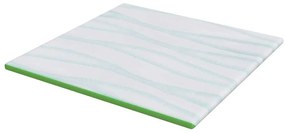 vidaXL Στρώματα Λευκό και Πράσινο 200 x 200 cm