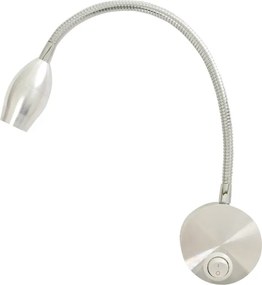 Σποτ Μονόφωτο LED Aca Swan SF126BLED330 Nickel Θερμό Φως