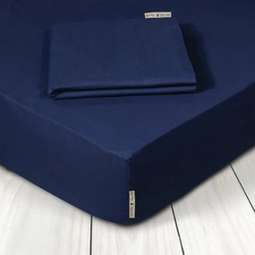 Σεντόνι Με Λάστιχο 2209 Dark Blue Greenwich Polo Club King Size 180x235cm 100% Βαμβάκι