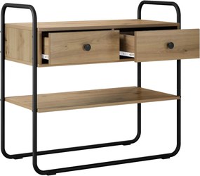 vidaXL Τραπέζι κονσόλας Artisan Δρυς 80 x 40 x 75 εκ.