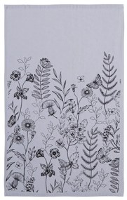Ποτηρόπανο Spring Grey Nef-Nef 40x60cm 100% Cotton