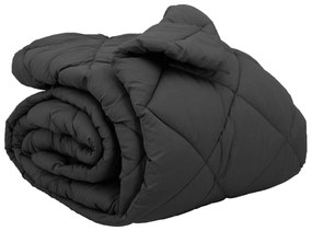 vidaXL Χειμερινό Παπλωματοθήκη Ανθρακί 200 x 220 cm Μικροΐνες