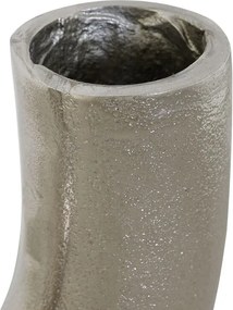 Βάζο DKD Home Decor Ασημί Αλουμίνιο 19 x 11 x 17 cm