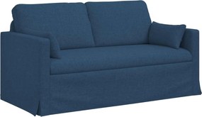 vidaXL Σετ Καναπέ 2 pcs Μπλε 158 x 78 x 80 εκ ύφασμα