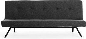 3-Seat Sofa-Bed Zola - Dark Grey Dark Grey